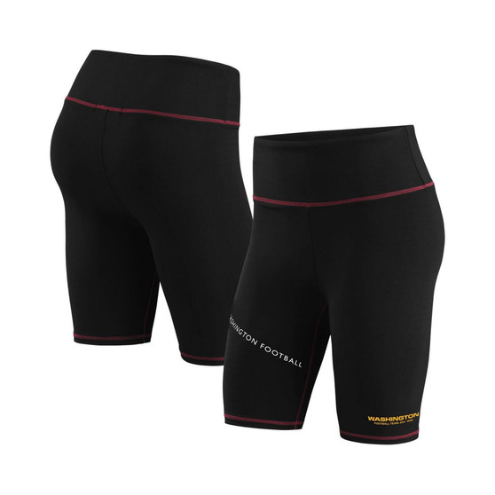 Women's Black Washington Football Team Bike Shorts