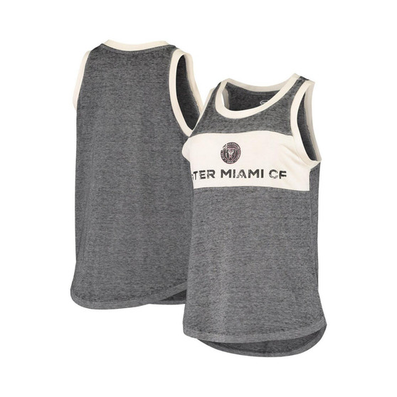 Women's Charcoal, Cream Inter Miami CF Loyalty Tank Top