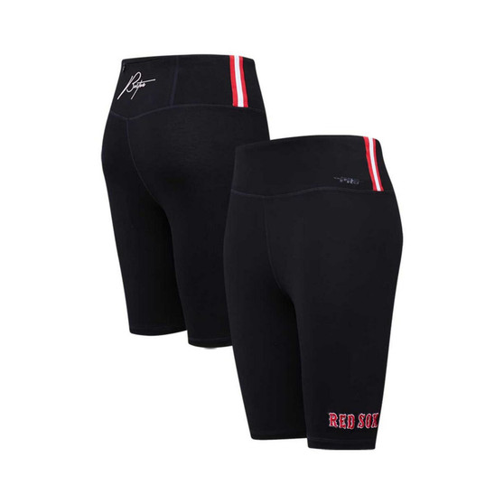 Women's Black Boston Red Sox City Scape Bike Shorts