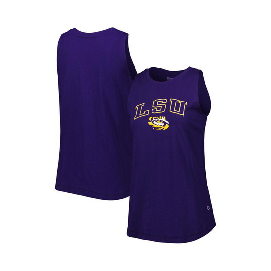 Women's Purple LSU Tigers Arch Logo Tank Top