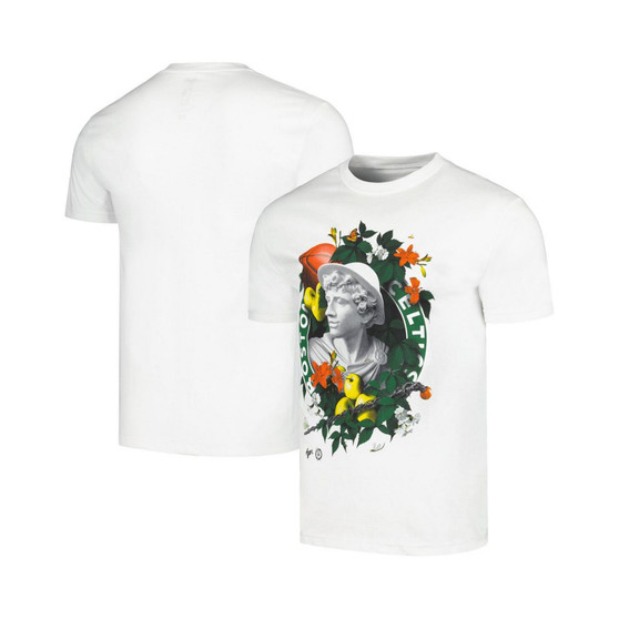 Men's and Women's NBA x Kathy Ager White Boston Celtics T-shirt