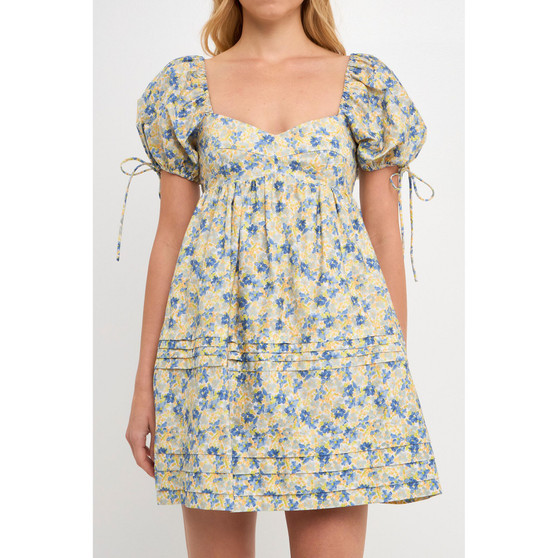 Women's Floral Babydoll Dress