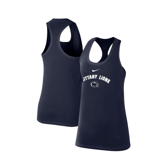 Women's Navy Penn State Nittany Lions Arch and Logo Classic Performance Tank Top