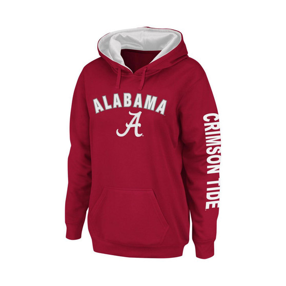 Women's Crimson Alabama Crimson Tide Loud and Proud Pullover Hoodie