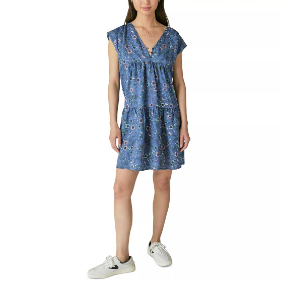 Women's Floral-Print Mini Dress