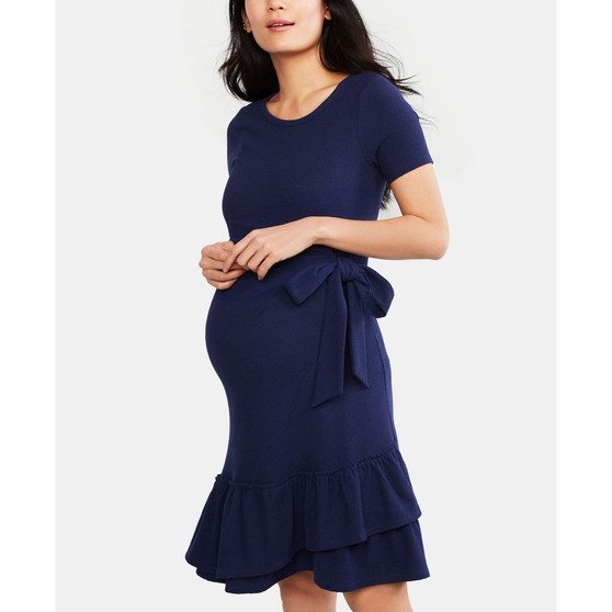 Maternity Ruffled Dress