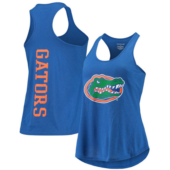 Women's Royal Florida Gators Essential 2-Hit Racerback Tank Top