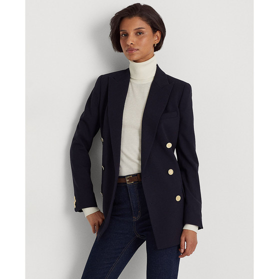 Wool Crepe Blazer