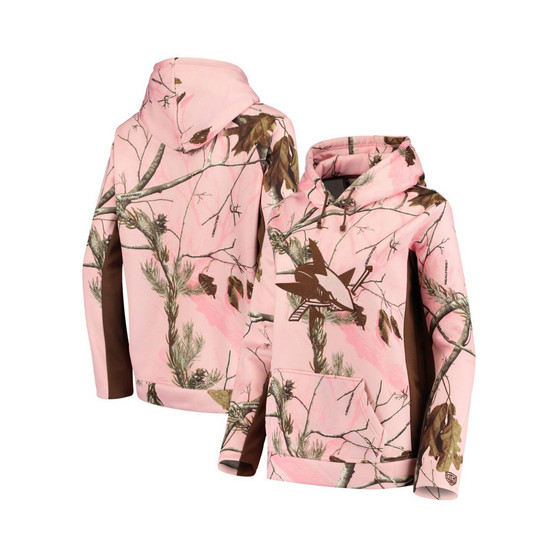 Women's Pink San Jose Sharks Mayne Pullover Hoodie