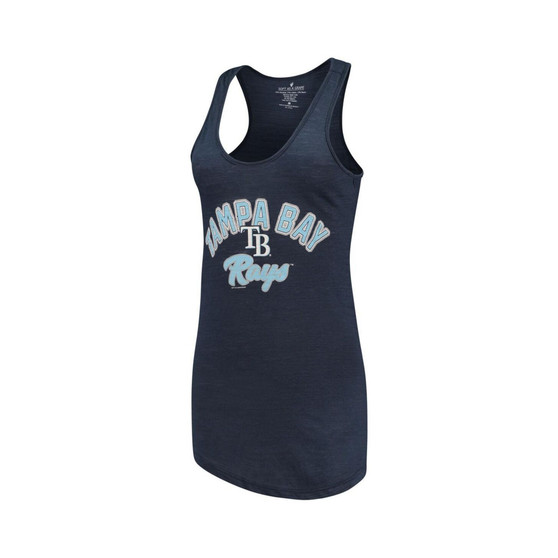 Women's Navy Tampa Bay Rays Multicount Racerback Tank Top