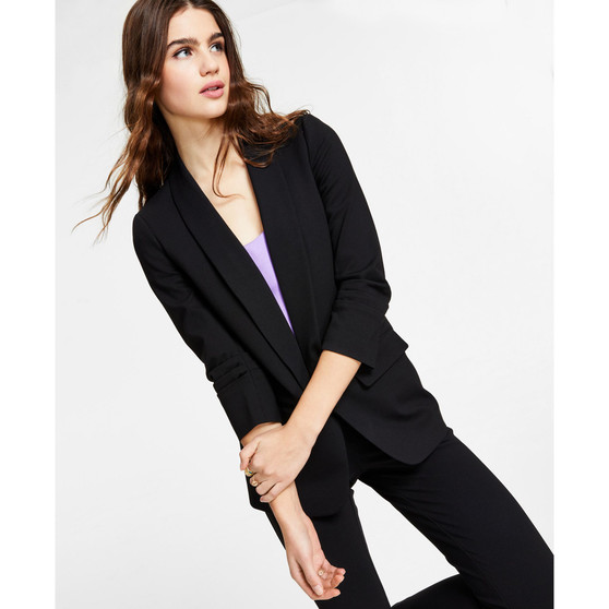 Women's Compression Shawl-Collar 3/4-Sleeve Blazer, Created for Macy's