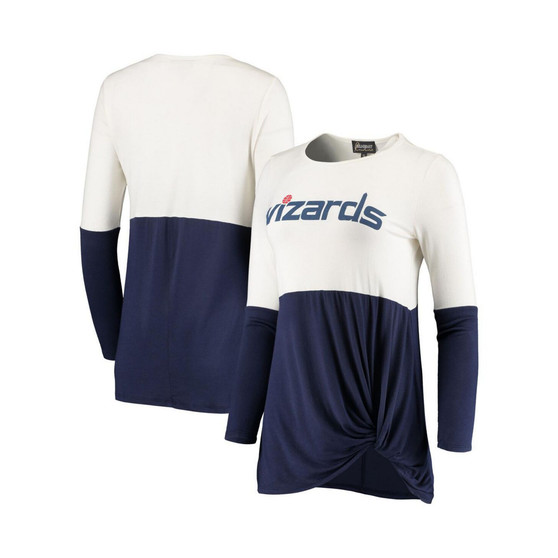 Women's Cream Washington Wizards In It To Win It Long Sleeve T-shirt