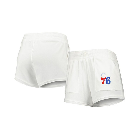 Women's White Philadelphia 76ers Sunray Shorts