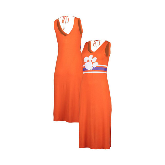 Women's Orange Clemson Tigers Opening Day Maxi Dress