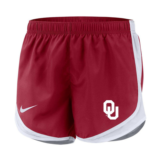 Women's Crimson Oklahoma Sooners Tempo Performance Shorts