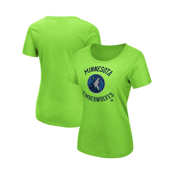 Women's Green Minnesota Timberwolves The Main Thing T-shirt
