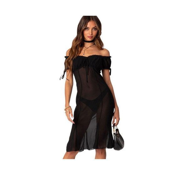 Women's Lush Sheer Mesh Dress