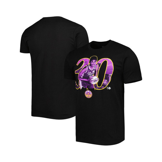 Men's and Women's Nneka Ogwumike Black Los Angeles Sparks Player Skyline T-shirt