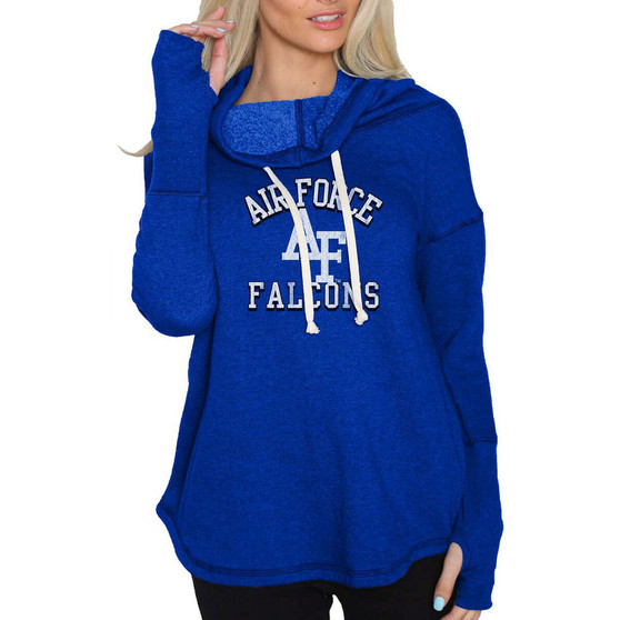 Women's Royal Air Force Falcons Funnel Neck Pullover Sweatshirt