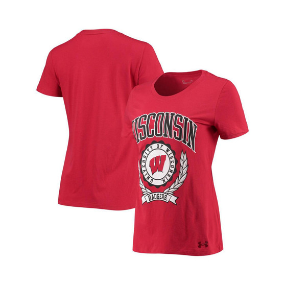 Women's Red Wisconsin Badgers T-shirt