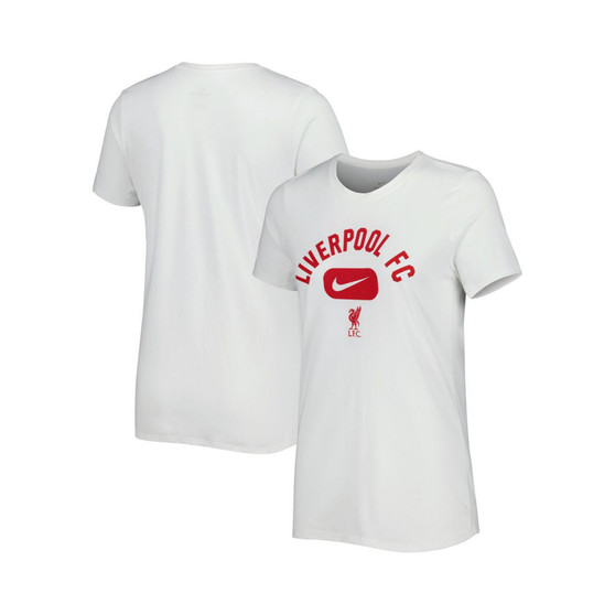 Women's White Liverpool Lockup Legend Performance T-shirt