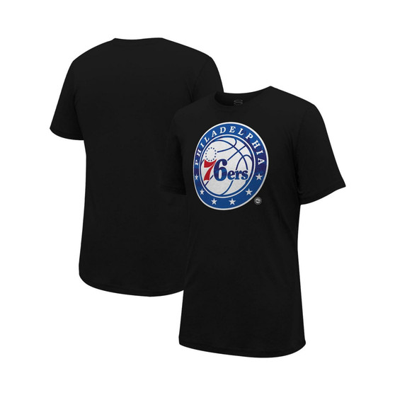 Men's and Women's Black Philadelphia 76ers City View T-shirt