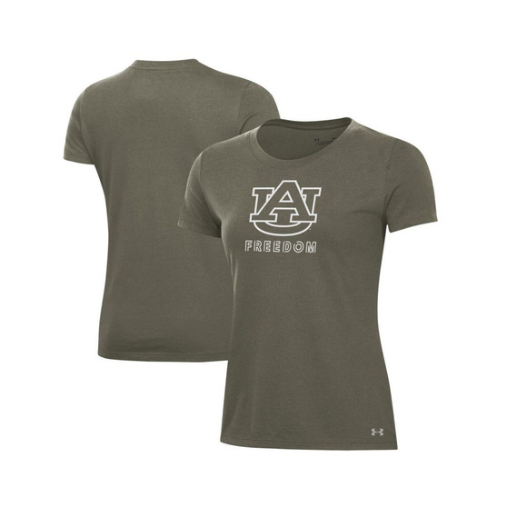 Women's Olive Auburn Tigers Freedom Performance T-shirt