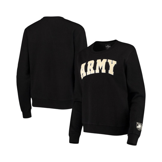 Women's Black Army Black Knights Campanile Pullover Sweatshirt