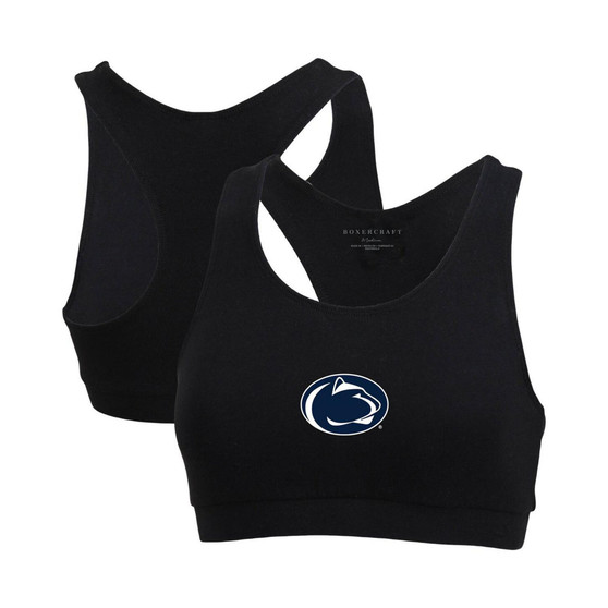 Women's Black Penn State Nittany Lions Support Your Team Sports Bra