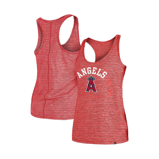 Women's Red Los Angeles Angels Active Racerback Tank Top