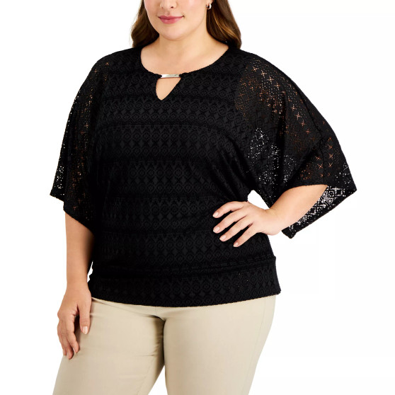 Plus Size Poncho Top, Created for Macy's