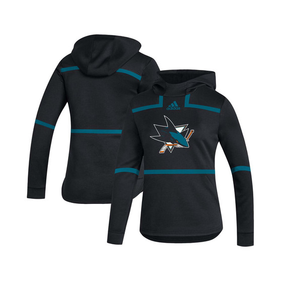 Women's Black San Jose Sharks Under The Lights Pullover Hoodie
