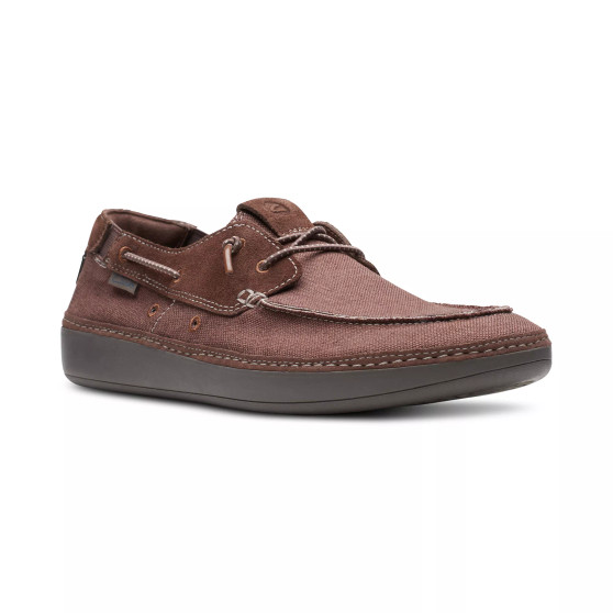 Men's Higley Tie Slip-On Canvas Boat Shoes