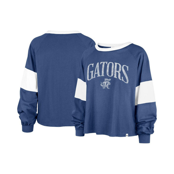 Women's Royal Florida Gators Upside Rhea Raglan Long Sleeve T-shirt
