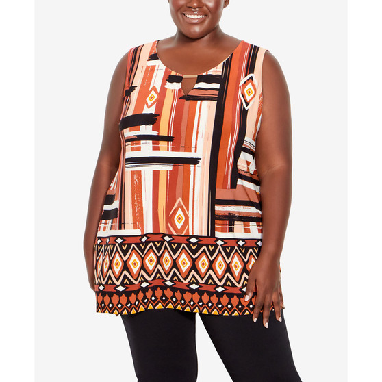 Plus Size Adalyn Keyhole Top