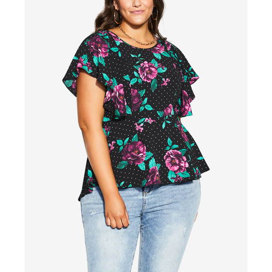 Trendy Plus Size Short Sleeve Emma Top