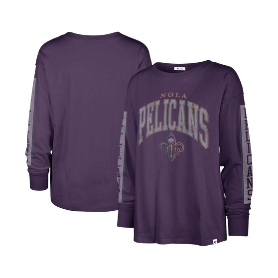 Women's Purple New Orleans Pelicans City Edition SOA Long Sleeve T-shirt