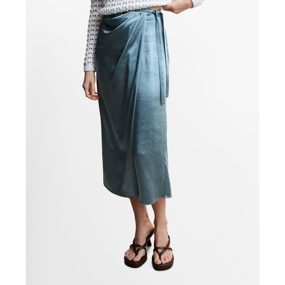 Women's Satin Wrap Skirt