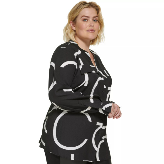 Plus Size Logo-Print Shirt