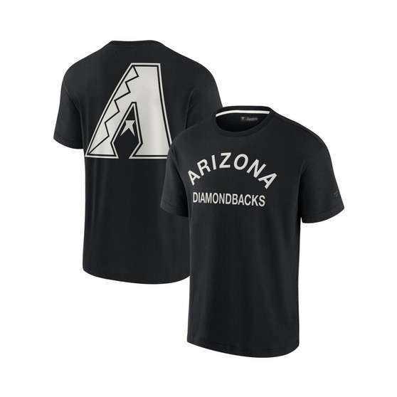 Men's and Women's Black Arizona Diamondbacks Super Soft Short Sleeve T-shirt
