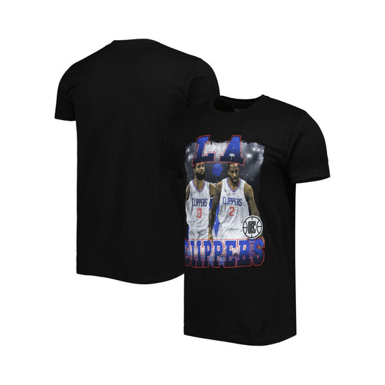 Men's and Women's Kawhi Leonard & Paul George Black LA Clippers Player Duo T-shirt