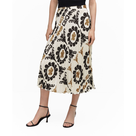 Women's Printed Pleated Skirt