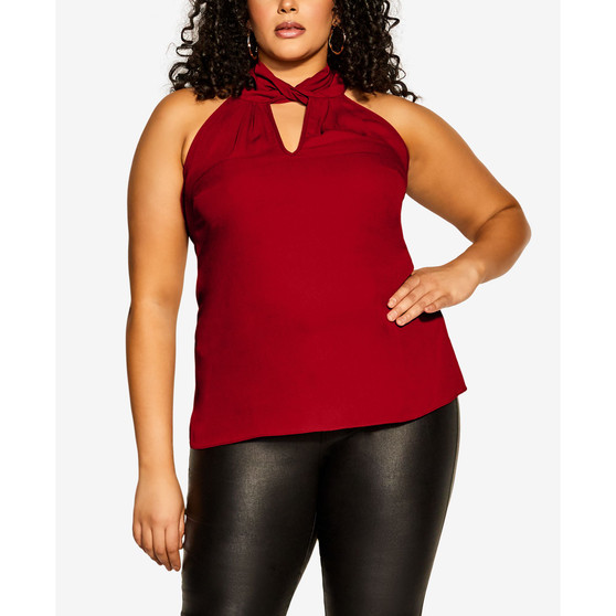 Trendy Plus Size Mia Sleeveless Top