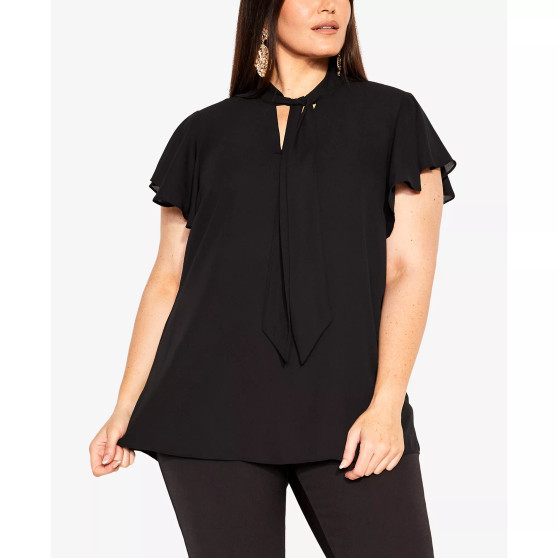 Trendy Plus Size Aria V-neck Top