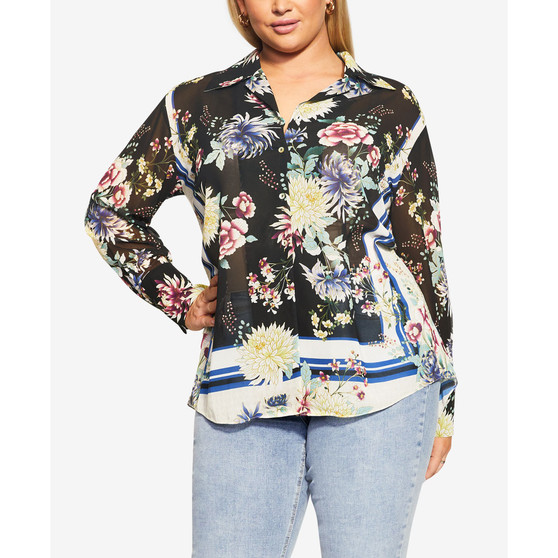 Plus Size Trendy Sophia Shirt