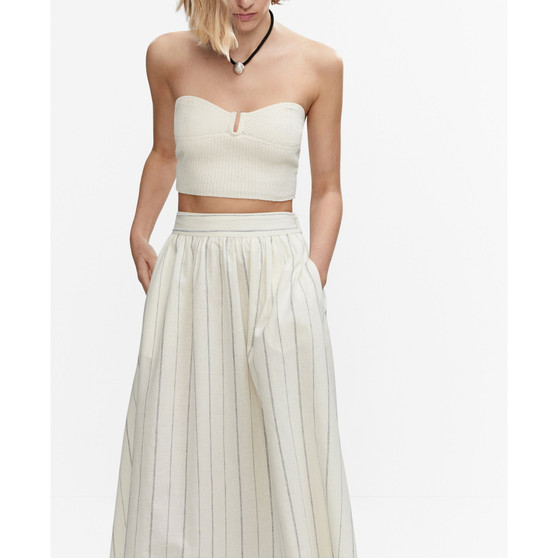 Women's Pinstripe Skirt