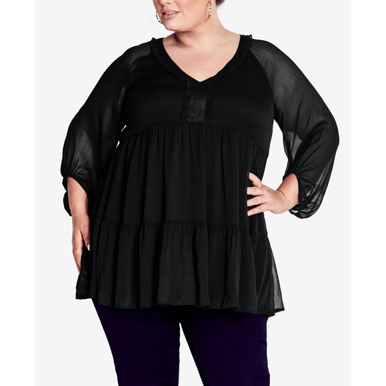 Plus Size Angelina Tunic Top
