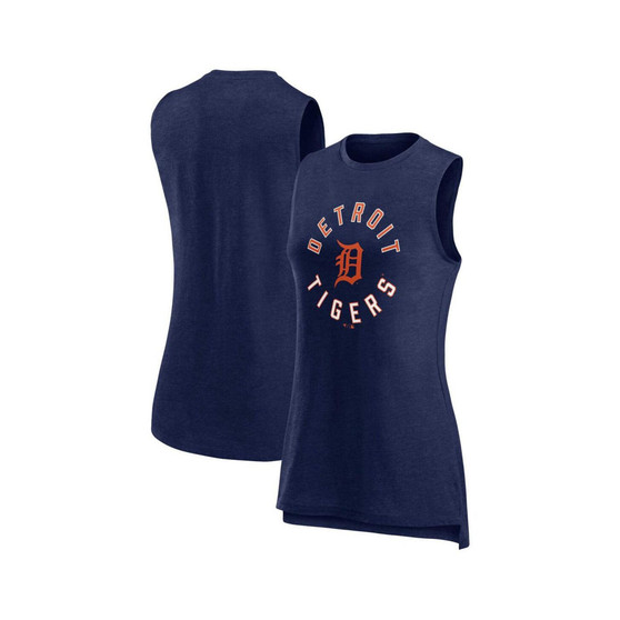 Women's Navy Detroit Tigers Plus Size Tank Top
