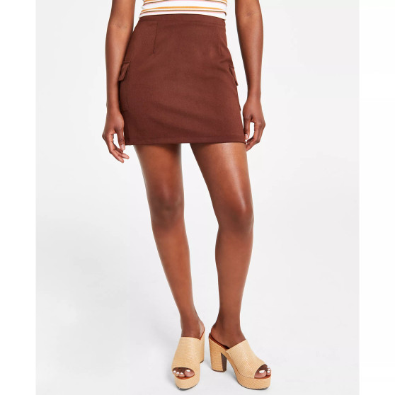 Juniors' Cargo Skirt