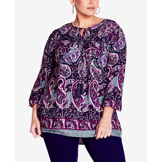 Plus Size Wonderland Tunic Top